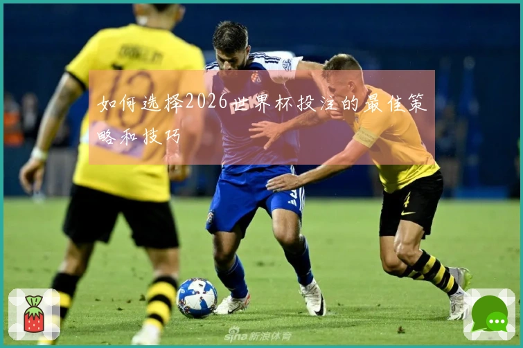 如何选择2026世界杯投注的最佳策略和技巧