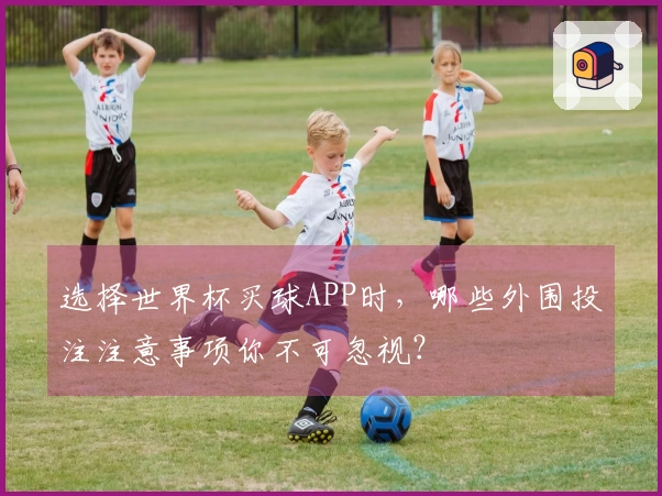 选择世界杯买球APP时，哪些外围投注注意事项你不可忽视？